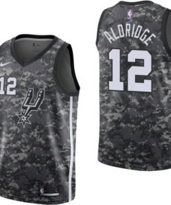Regata NBA San Antonio Spurs Nike Authentic Swingman Aldridge 12 - Camuflada