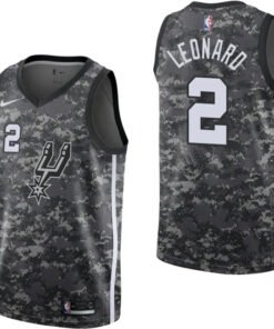 Regata NBA San Antonio Spurs Nike Authentic Swingman Leonard 2 - Camuflada
