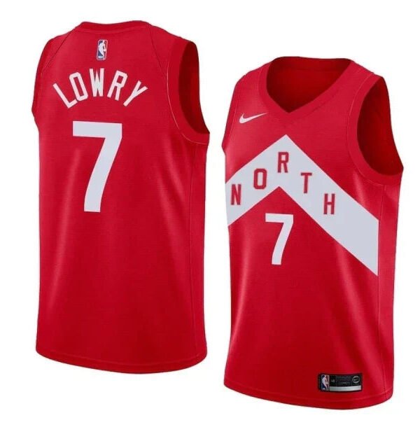 Regata NBA Toronto Raptors Nike Authentic Swingman Lowry 7- Vermelha
