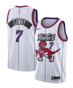 Regata NBA Toronto Raptors Retrô Nike Swingman Authentic Lowry 7 - Branca