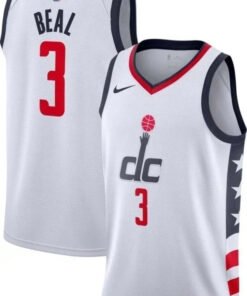 Regata NBA Washington Wizards City Edition Nike Authentic Swingman Beal 3 - Branca