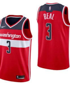Regata NBA Washington Wizards Nike Authentic Swingman Beal 3- Vermelha
