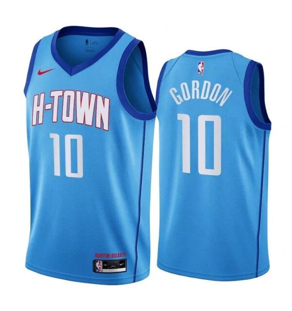 Regata NBA Houston Rockets City 20/21 Edition Nike Authentic Swingman Gordon 10 - Azul