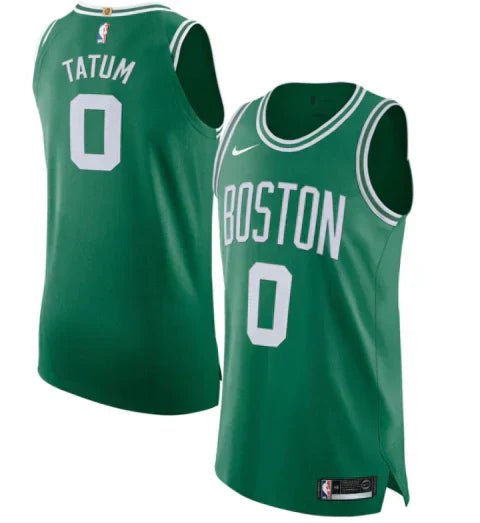 Regata NBA Boston Celtics Icon Edition Nike Authentic Tatum 0 - Verde
