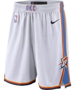 Bermuda NBA Oklahoma City Thunder Nike Authentic - Branca