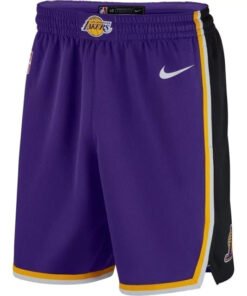 Bermuda NBA Los Angeles Lakers Nike Authentic - Lilás