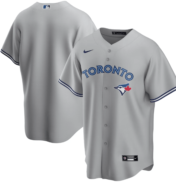 Jersey Toronto Blue Jays Cinza Torcedor