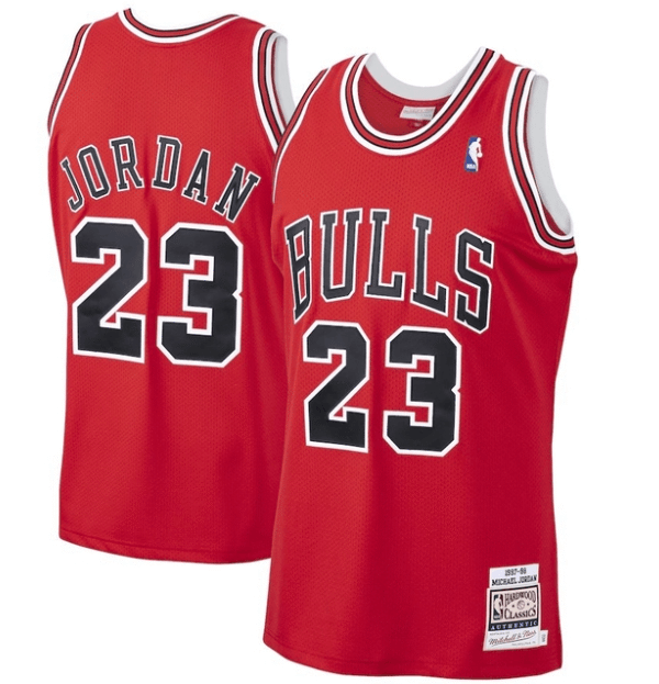 Regata Swingman Chicago Bulls Mitchell & Ness Hardwood Classics 1997/98 Vermelha