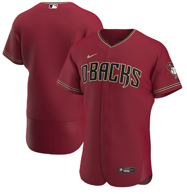 Jersey Arizona Diamondbacks Vermelha Authentic