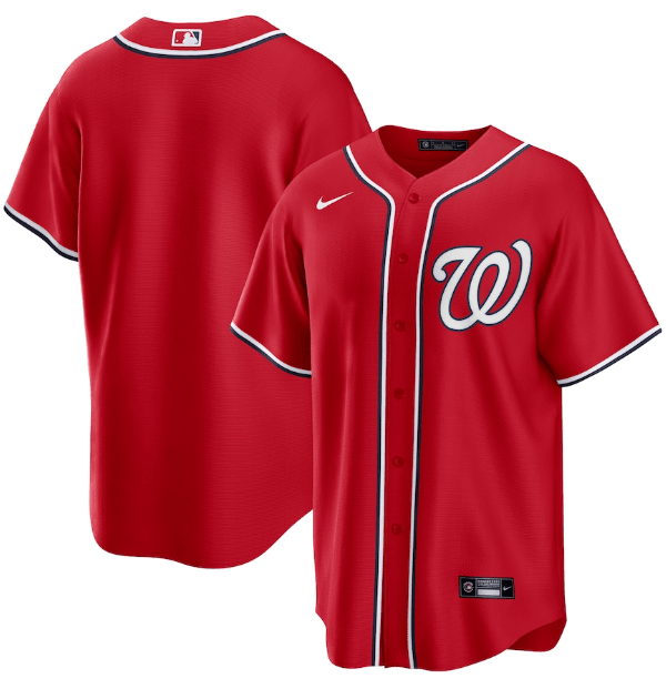 Jersey Washington Nationals Vermelha Torcedor