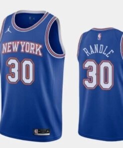 Regata NBA New York Knicks Edition 20/21 Nike Authentic Randle 30 - Azul