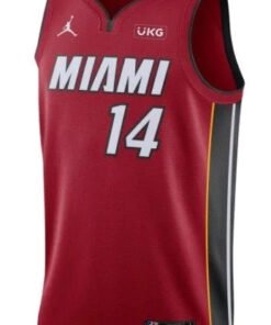 Regata NBA Miami Heat Edition 20/21 Nike Authentic Herro 14 - Grená