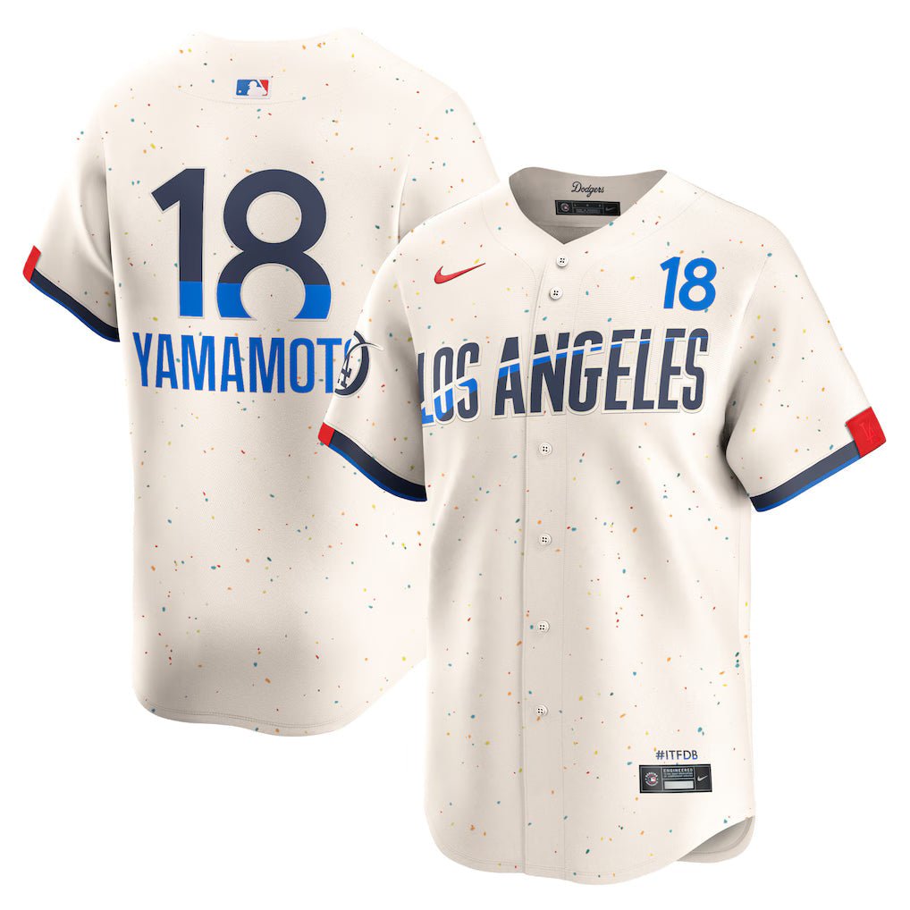 Camisa MLB Los Angeles Dodgers Jersey City Connect 2024 - Imagem 2
