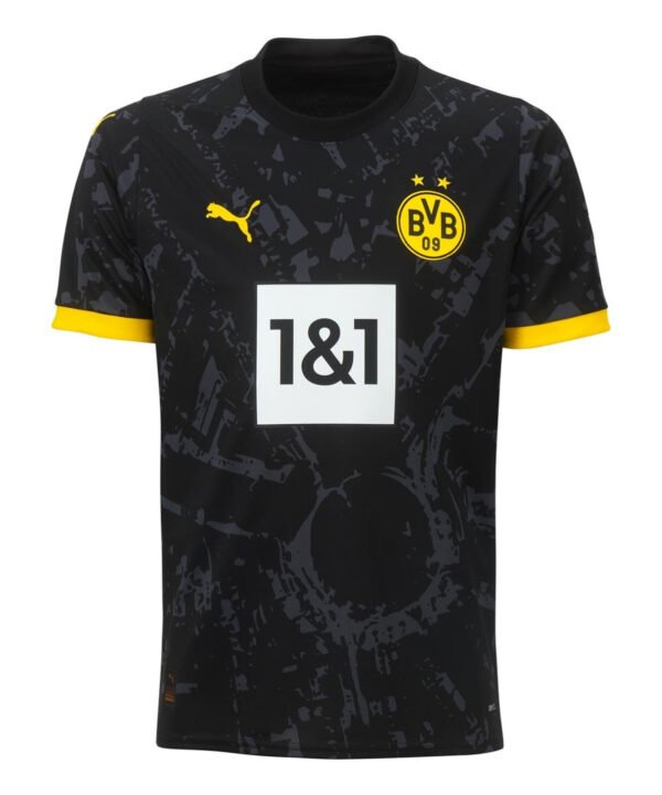 Camisa Borussia Dortmund Away 23/24 s/n° Torcedor Puma Masculina - Preta